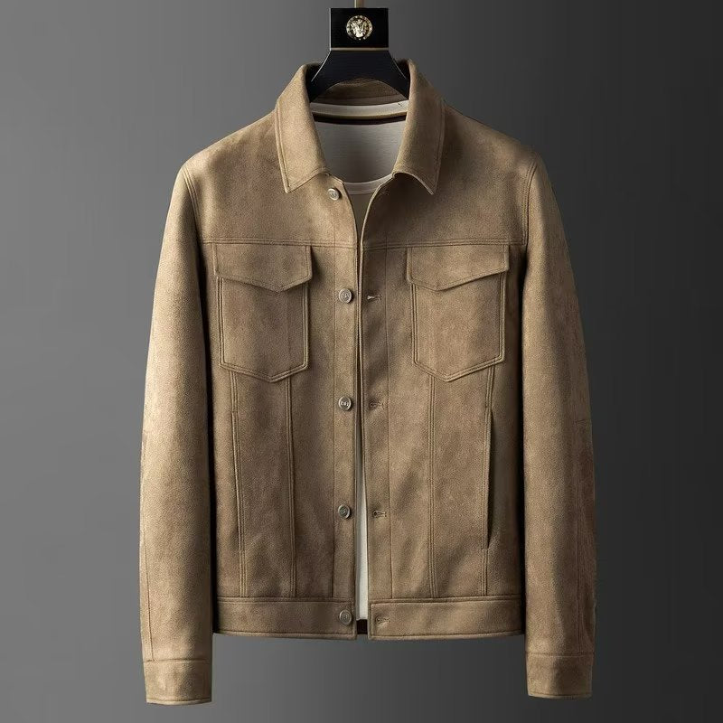 Krohn-e | Klassische Wildlederjacke für Männer
