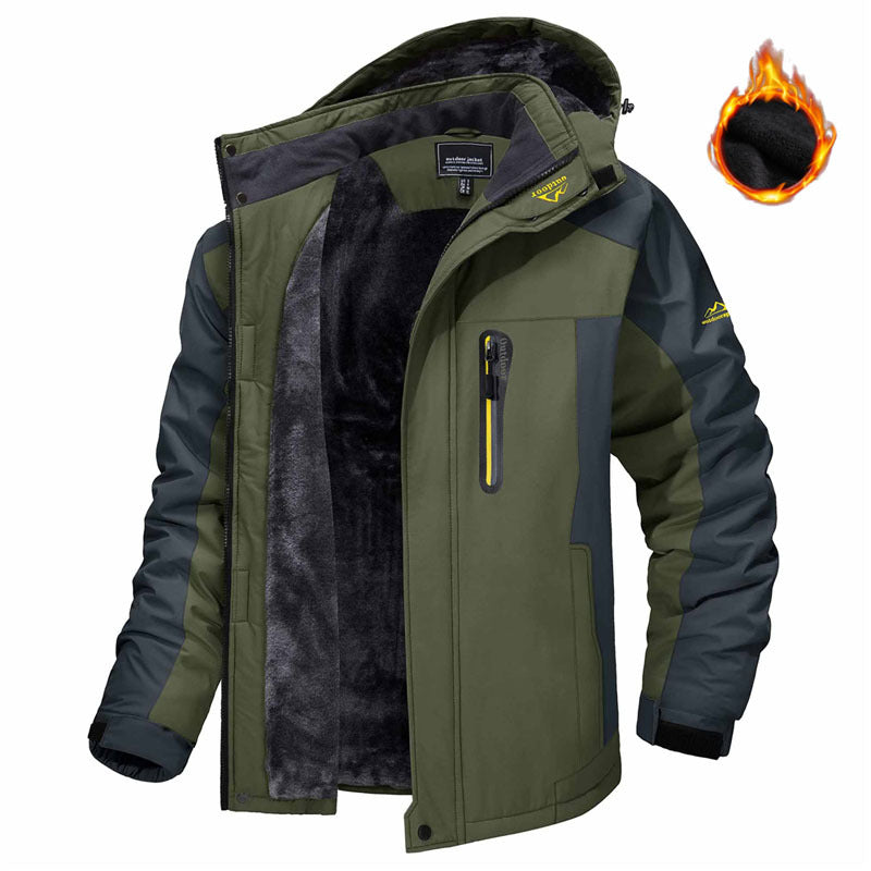 Krohn-e | Stilvolle, Warme Winterjacke für Männer