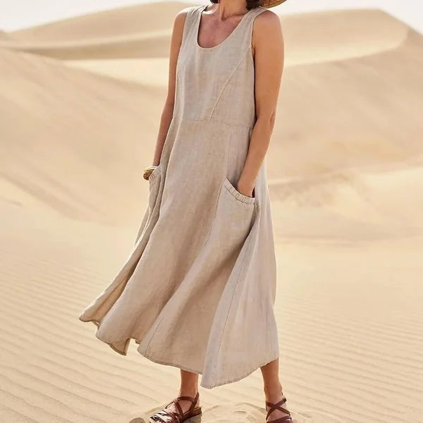 KROHN-E Damen Alltagskleid Klassisches Design Vielseitiger Stil