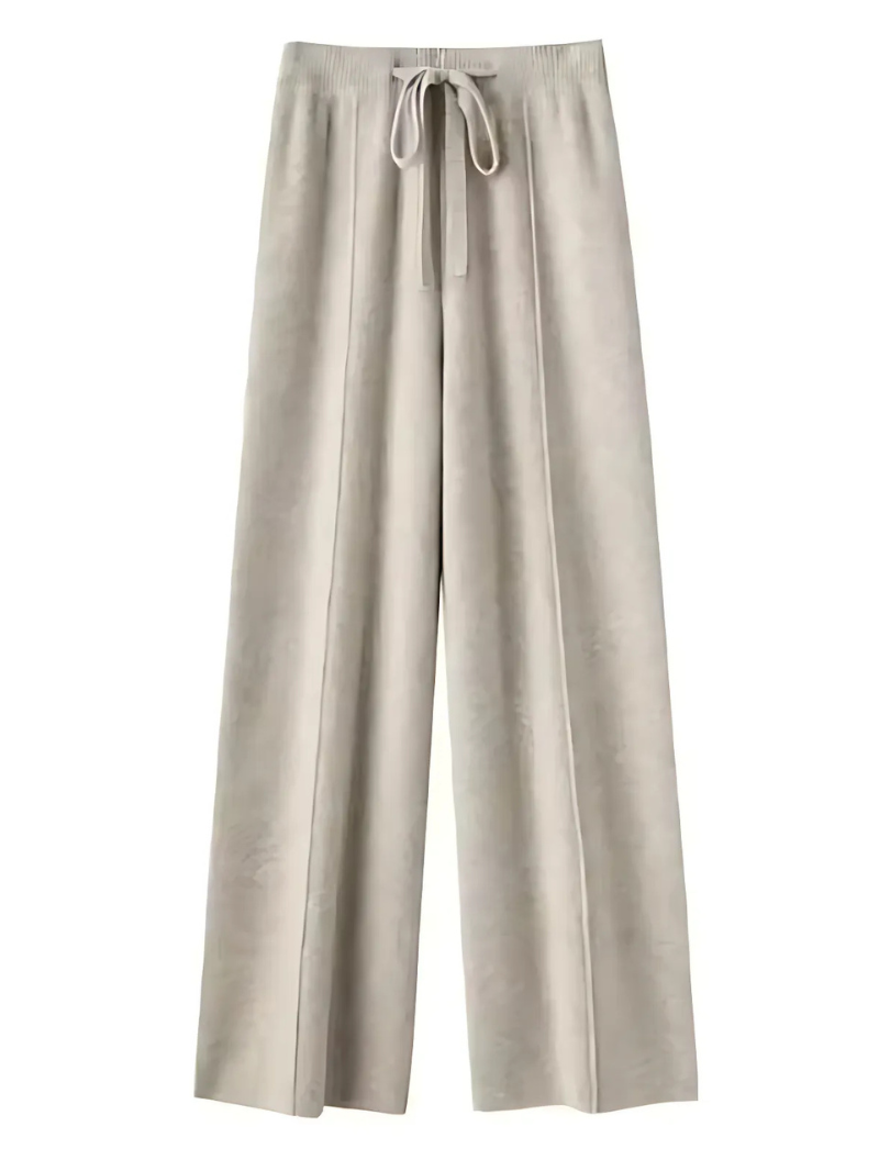 Krohn-e | Die Strickhose mit Weitem Bein für Stilvolle Gemütlichkeit