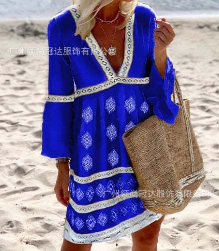 Elegantes Midikleid mit langen Ärmeln von Fudus