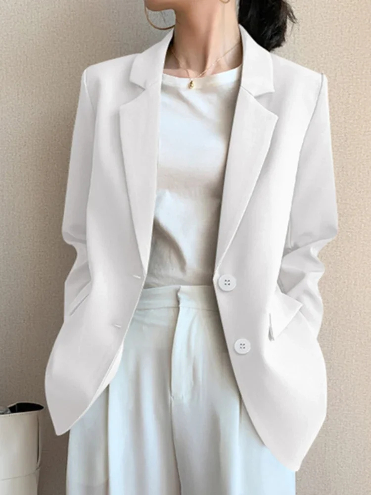 Avelena Damen Blazer: Luxus Doppelknopf