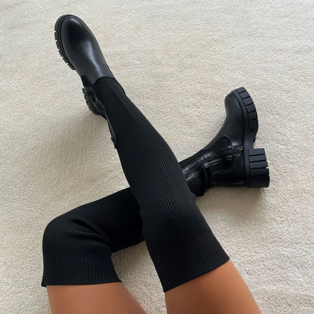 Krohn-e | Lange Winterstiefel