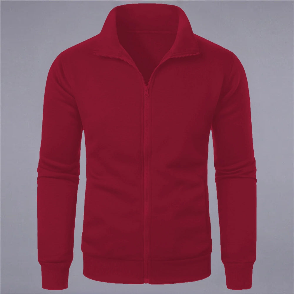 Krohn-e | Klassisches Sweatshirt mit Reißverschluss Baumwollmischung Komfort und Stil