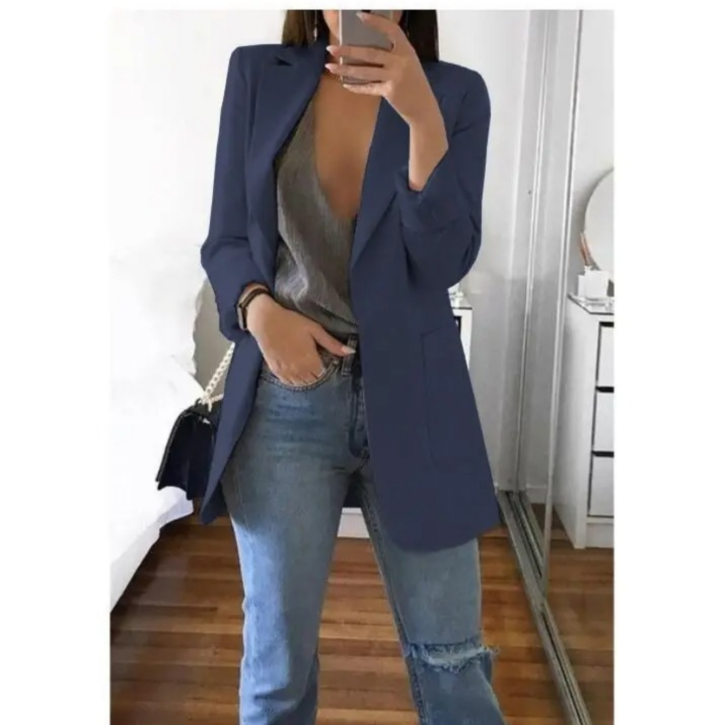 Krohn-e | Blazer für Frauen Khaki Farbe Herbst Moda