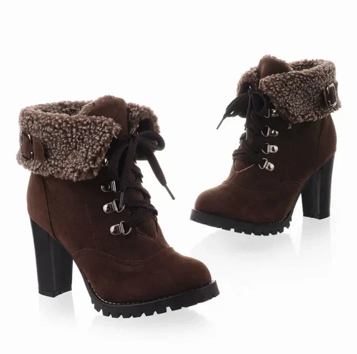 Krohn-e | Winterstiefel mit Absatz – Stylisch und Warm