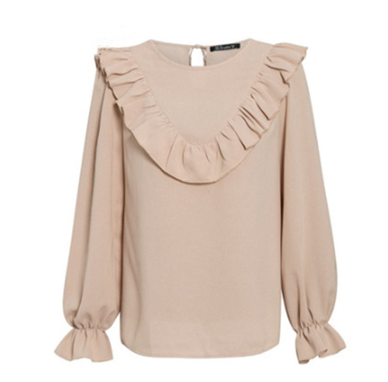 Rosa Langarm Bluse von Fudus für Damen