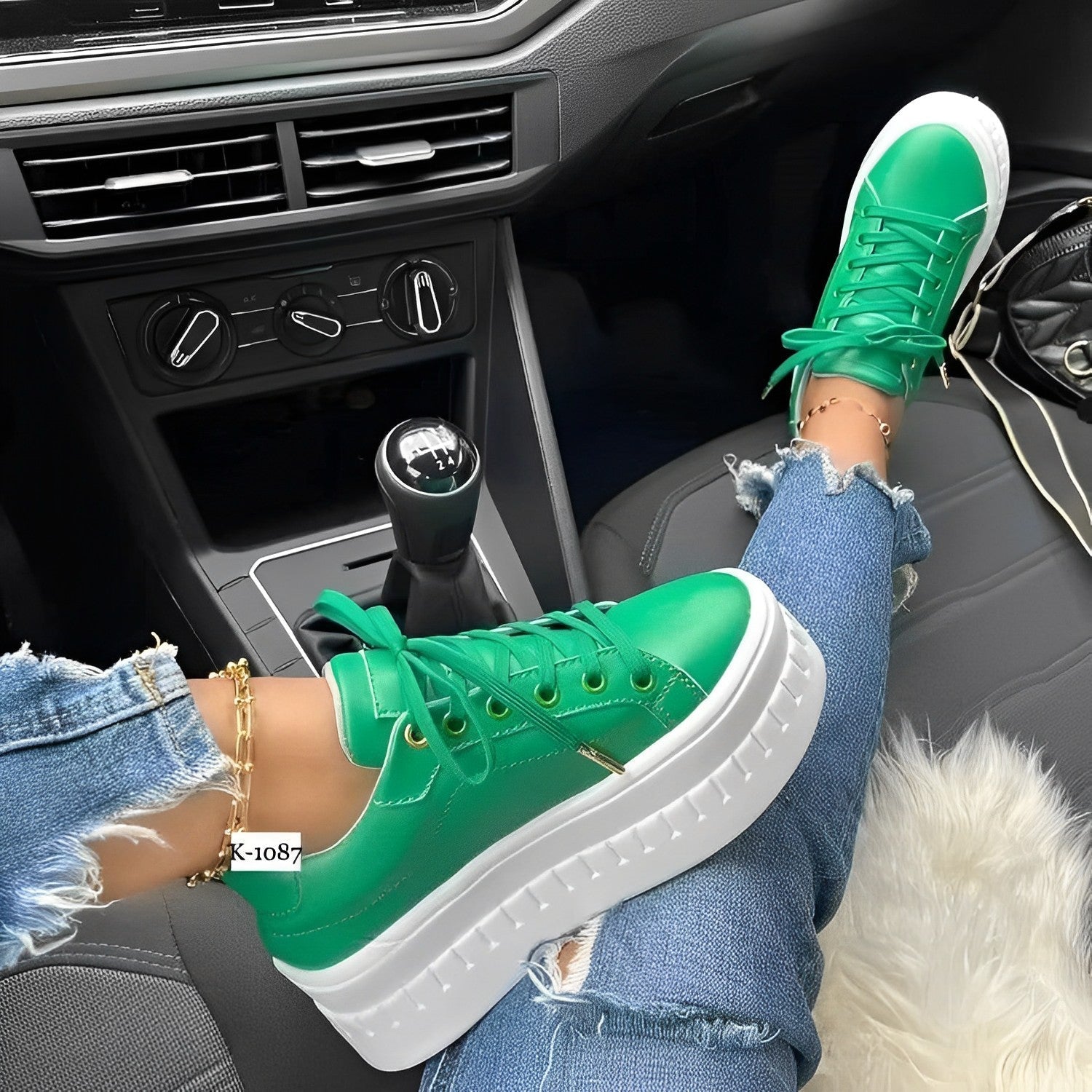 Damenschuhe Schnürer Turnschuhe