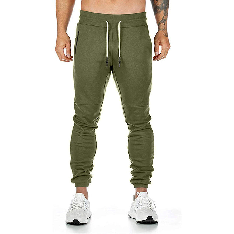 Herren Sportliche Jogginghose mit praktischen Reißverschlusstaschen und elastischem Bund Krohn-e