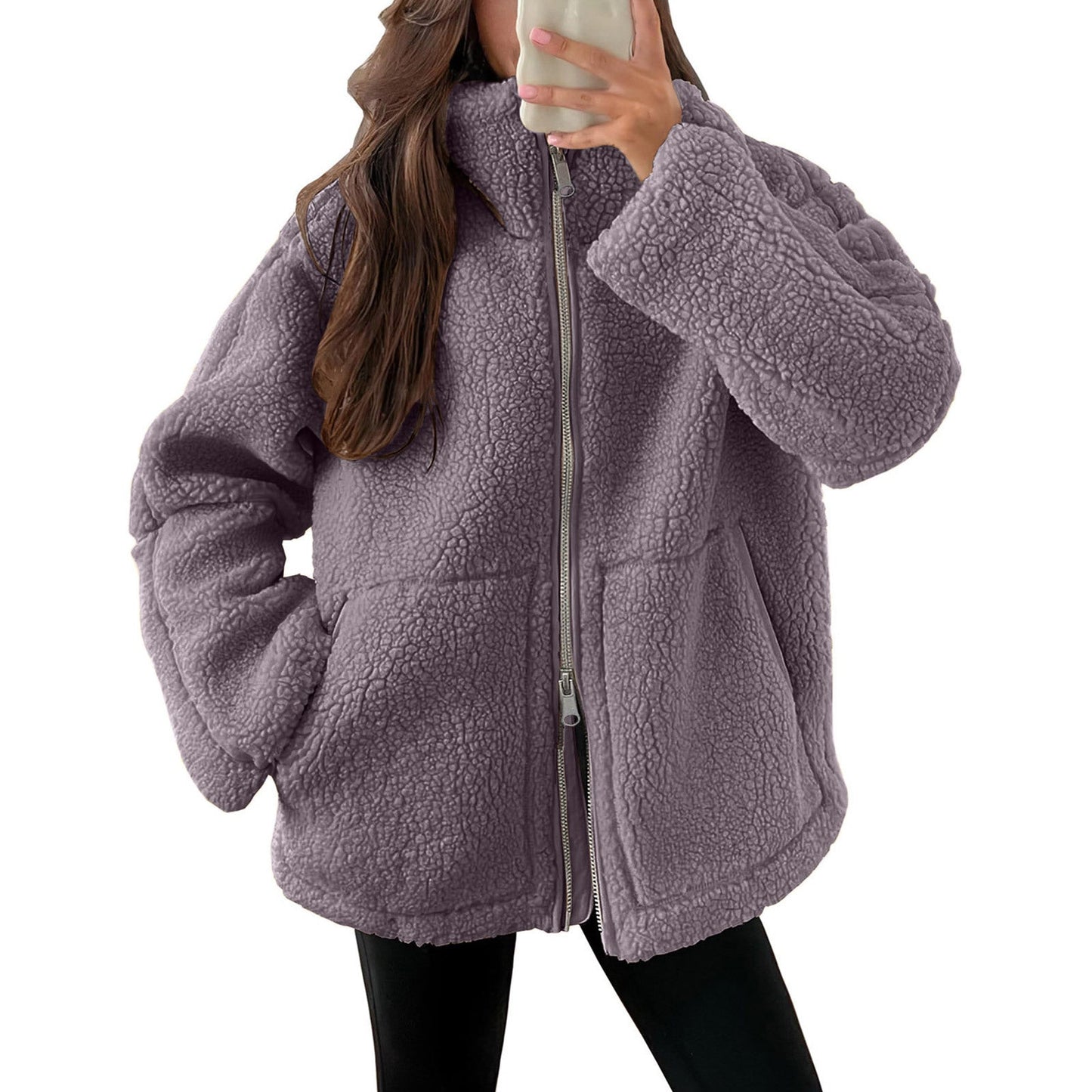 Krohn-e | Gemütliche Teddyjacke aus Wolle für Frauen