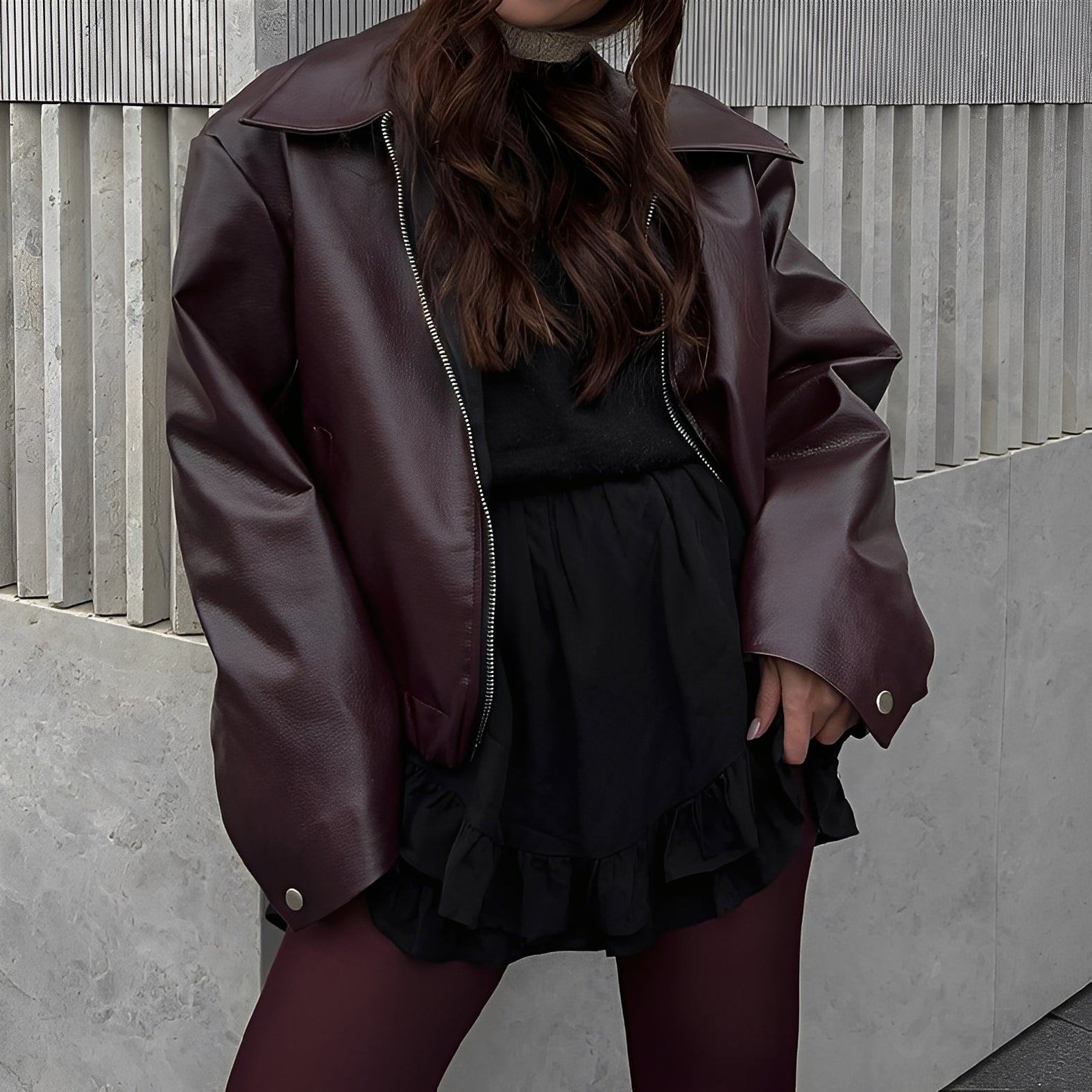 Krohn-e | Stylischer, Lässiger Streetcoat für Frauen
