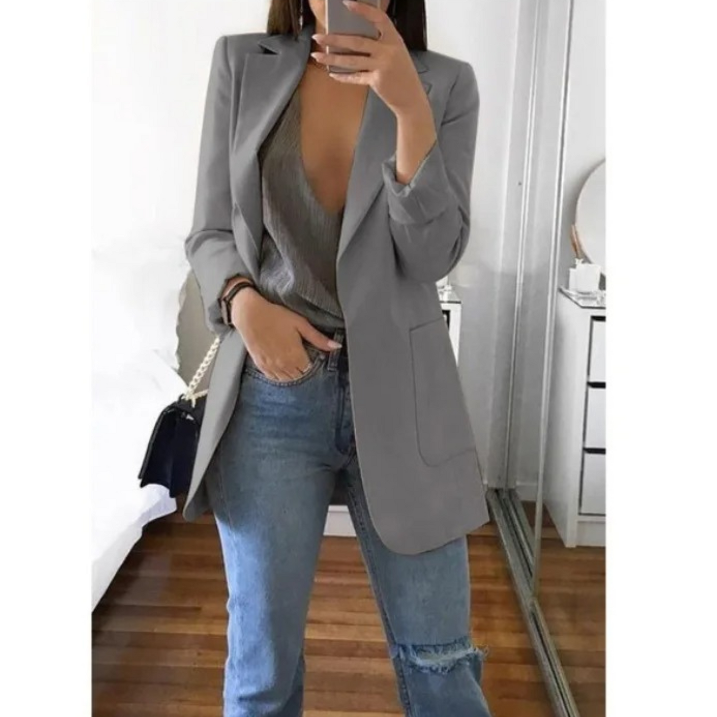 Krohn-e | Blazer für Frauen Khaki Farbe Herbst Moda