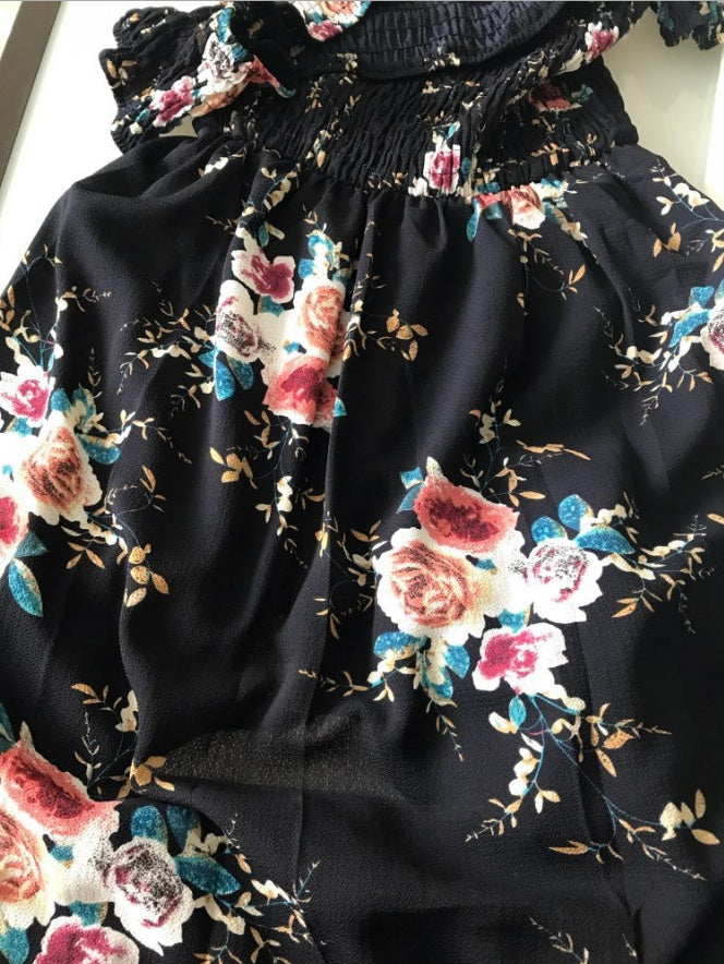 Fudus Boho Sommerkleid mit offener Schulter