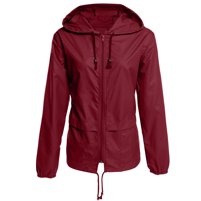 Krohn-e | Leichte wasserdichte Jacke mit Kapuze