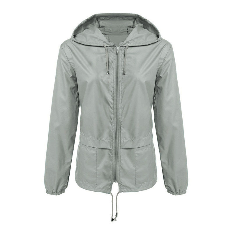 Krohn-e | Leichte wasserdichte Jacke mit Kapuze