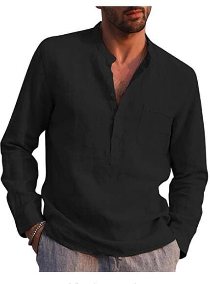 Herren V-Neck Langarm-Shirt von Dexter