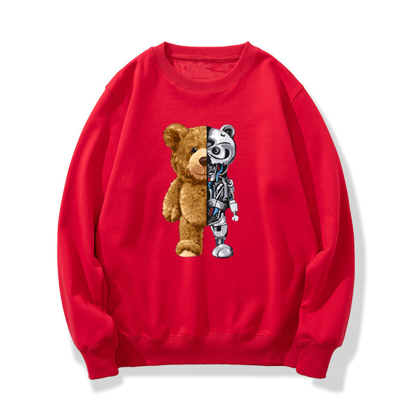 Fudus Teddy-Plüsch Kapuzenpullover