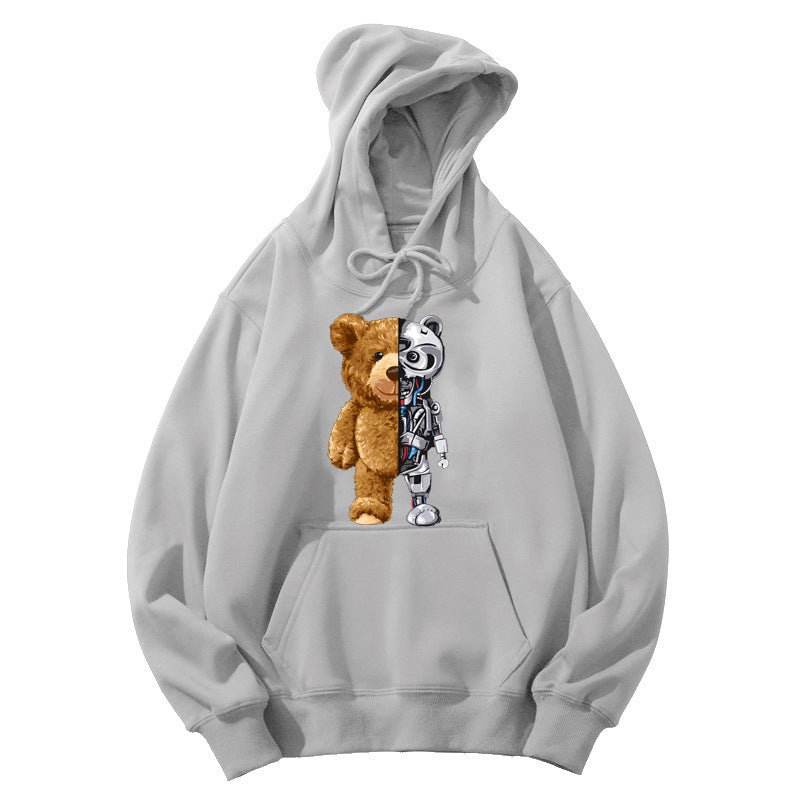 Fudus Teddy-Plüsch Kapuzenpullover