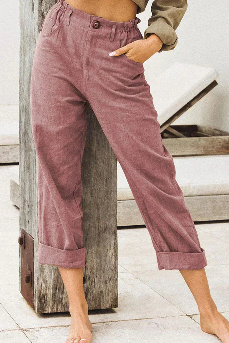 Keisha: Modische Leinenhose für Damen