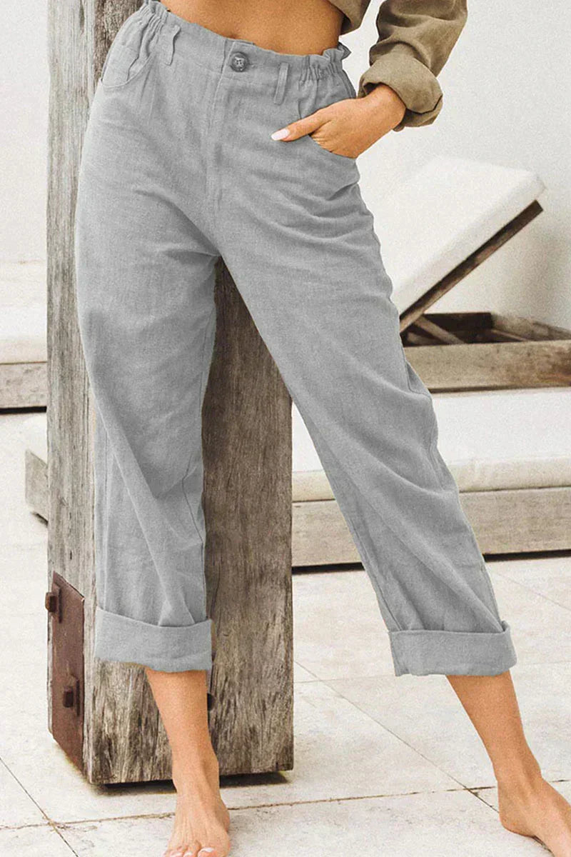 Keisha: Modische Leinenhose für Damen