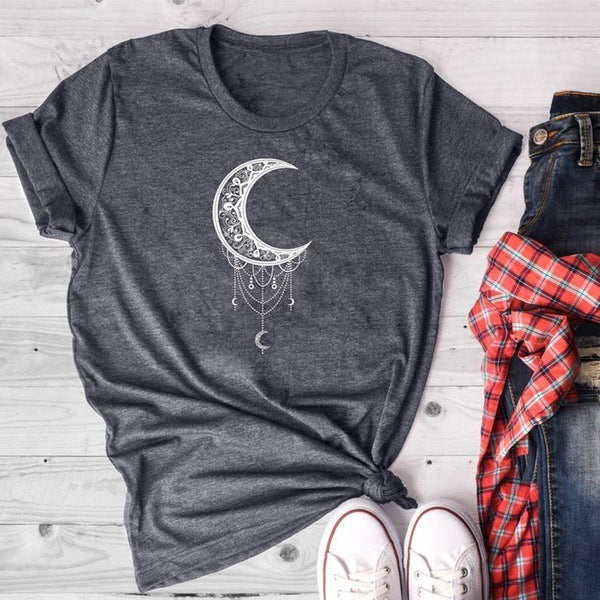 Baumwoll-T-Shirt für Damen von Fudus mit Aufdruck