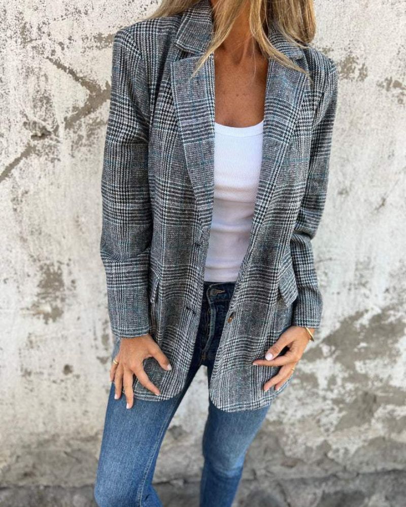 Krohn-e | Zeitlos Karierter Blazer