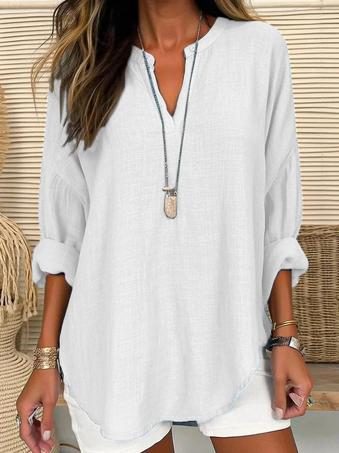 Eliza: Relaxed Linen Blouse