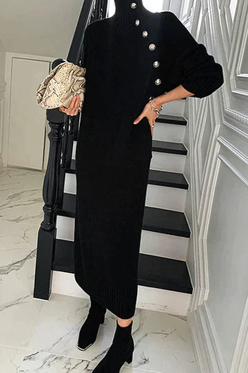 Krohn-e | Kleid mit Rollkragen