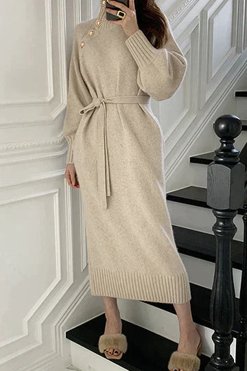 Krohn-e | Kleid mit Rollkragen