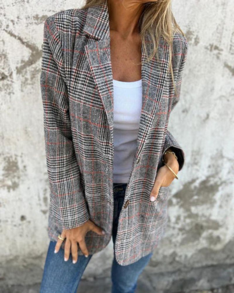 Krohn-e | Zeitlos Karierter Blazer