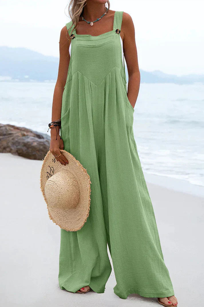 Coole Jumpsuits mit quadratischem Kragen von Cassandra