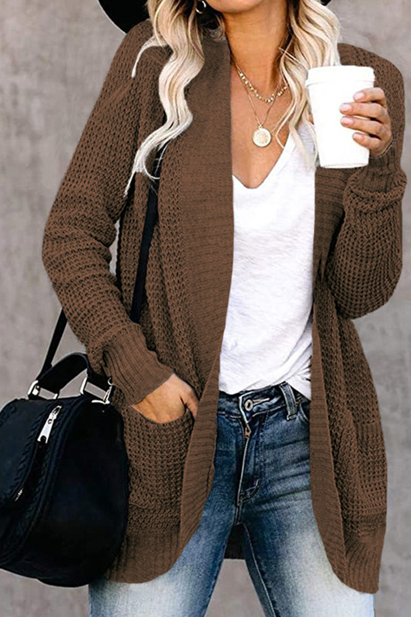 Krohn-e | Lässige und Stilvolle Winter Strickjacke