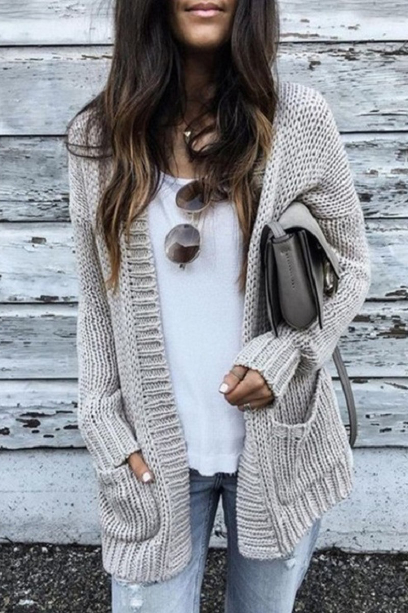 Krohn-e | Lässige und Modische Strickjacke