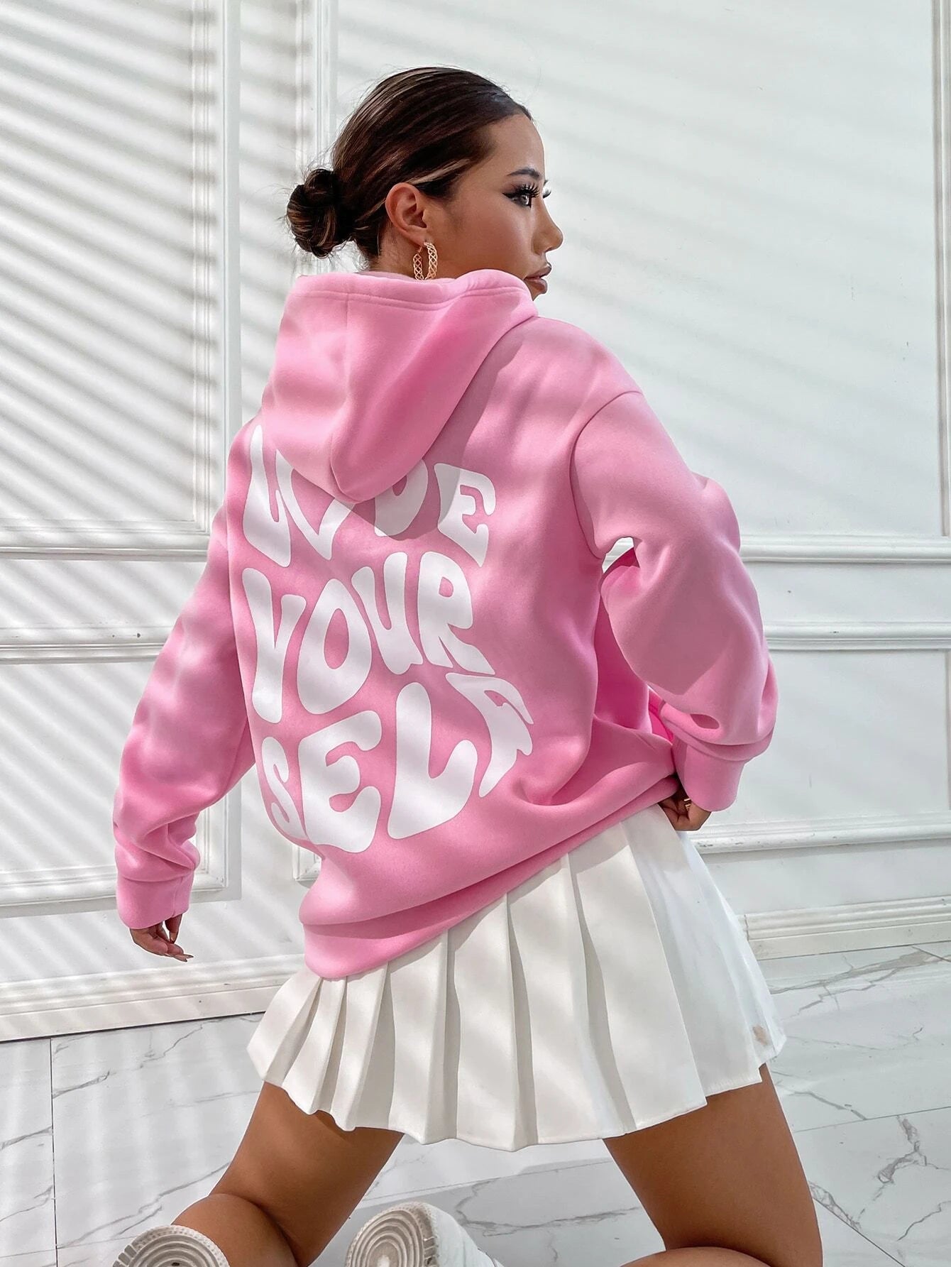 Phoebe Kapuzenpullover aus 100% Baumwolle