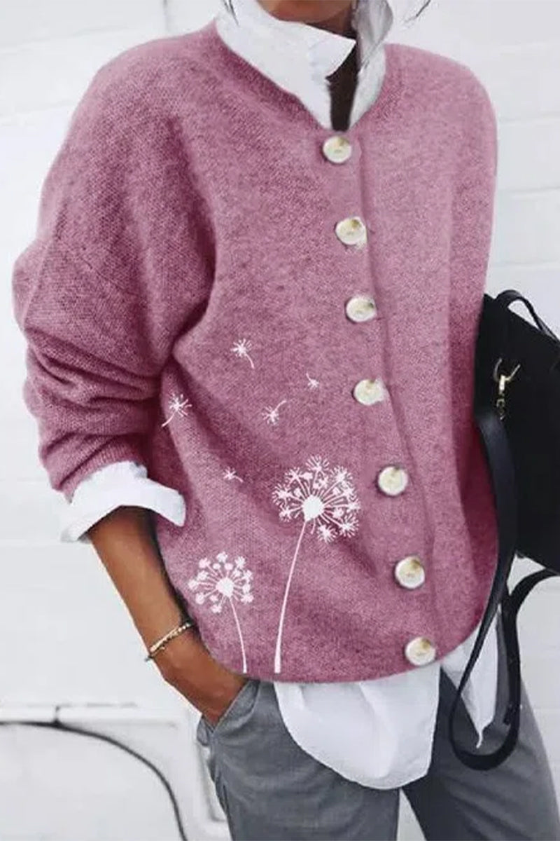 Krohn-e | Schicke und Lässige Winter Strickjacke