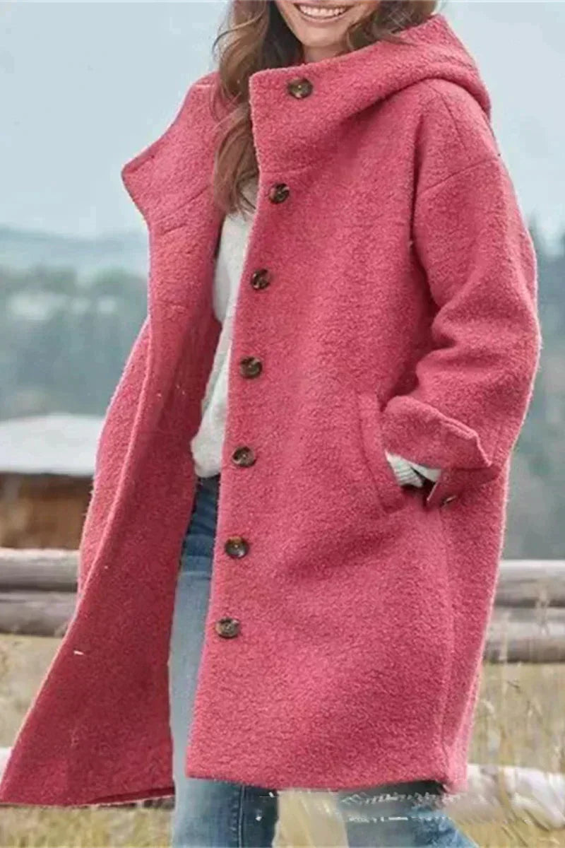 Krohn-e | Lavin Eleganter Einfarbiger Mantel