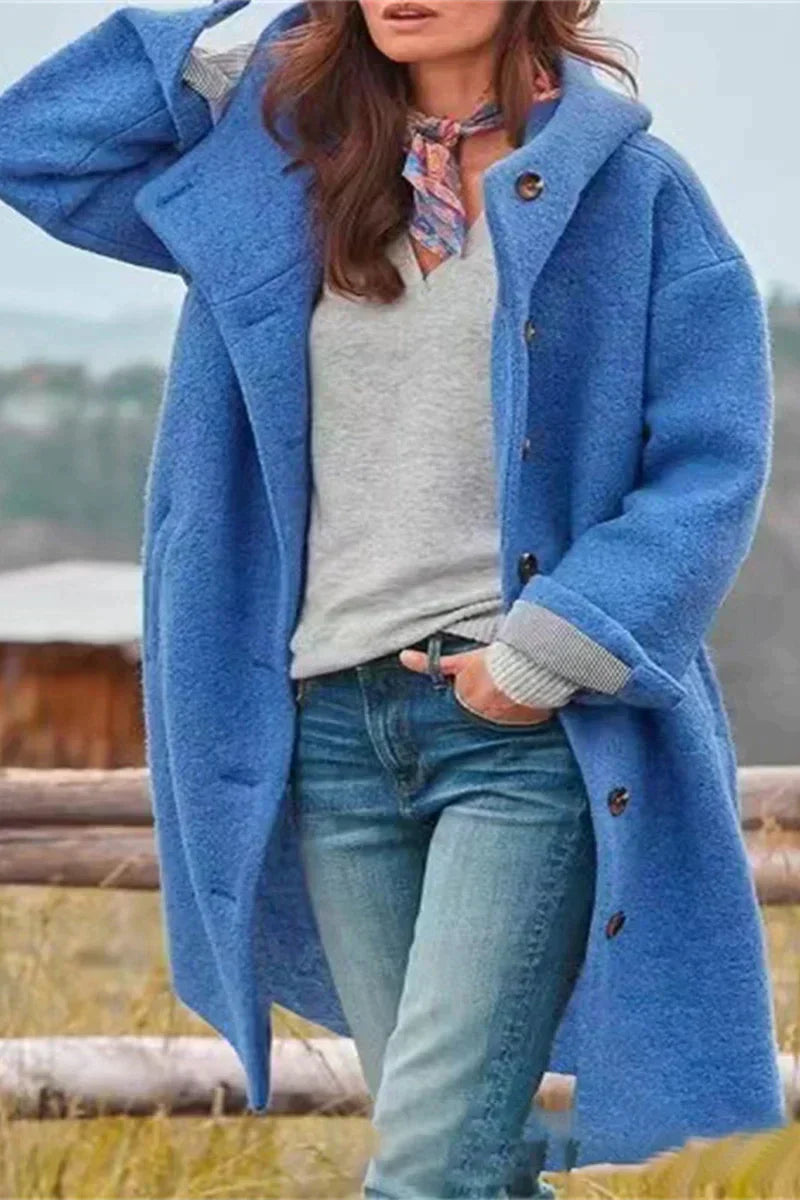 Krohn-e | Elegante Damenjacke in Uni Farbe