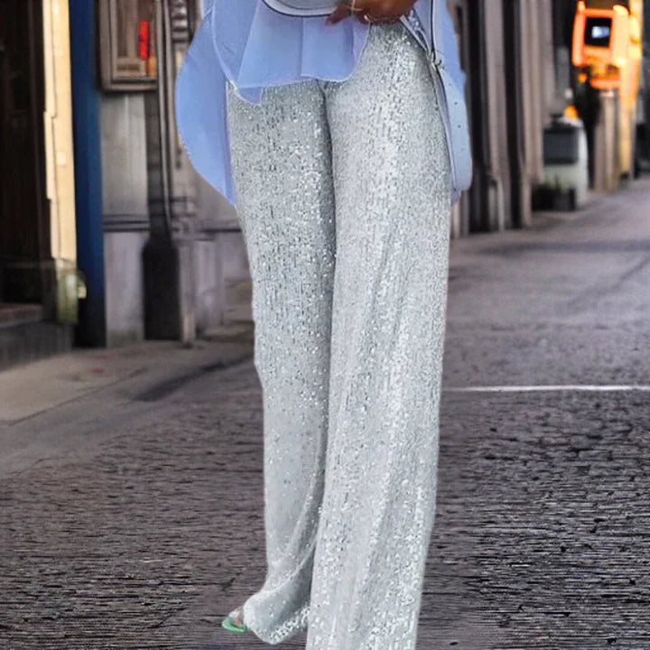 Ina:  Modische Hose mit Pailletten