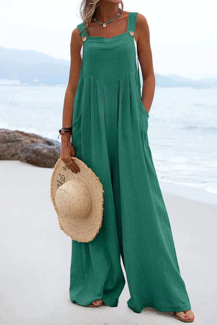 Coole Jumpsuits mit quadratischem Kragen von Cassandra