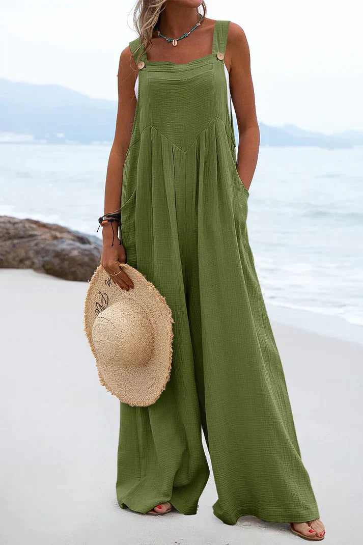 Coole Jumpsuits mit quadratischem Kragen von Cassandra