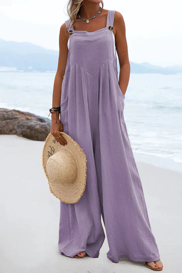 Coole Jumpsuits mit quadratischem Kragen von Cassandra