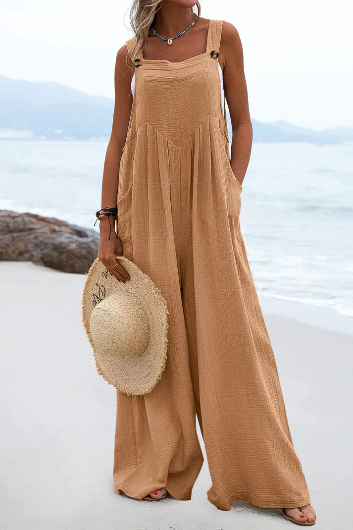 Coole Jumpsuits mit quadratischem Kragen von Cassandra