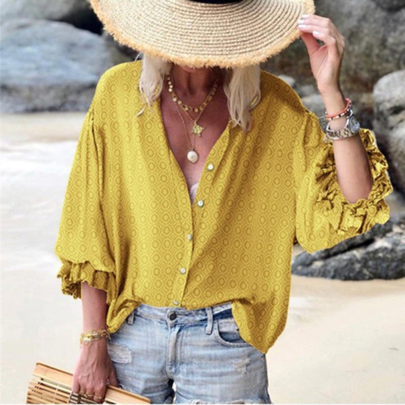 Nyra Bluse mit Knöpfen