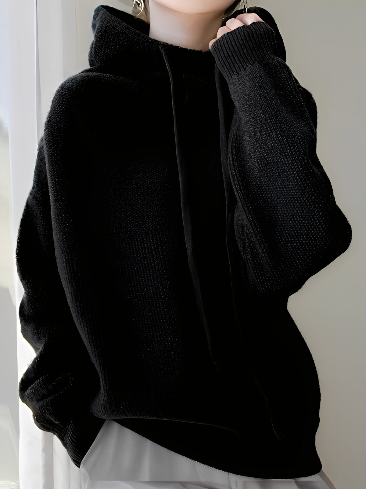 Krohn-e | Warme, weiche Woll-Hoodie für Frauen