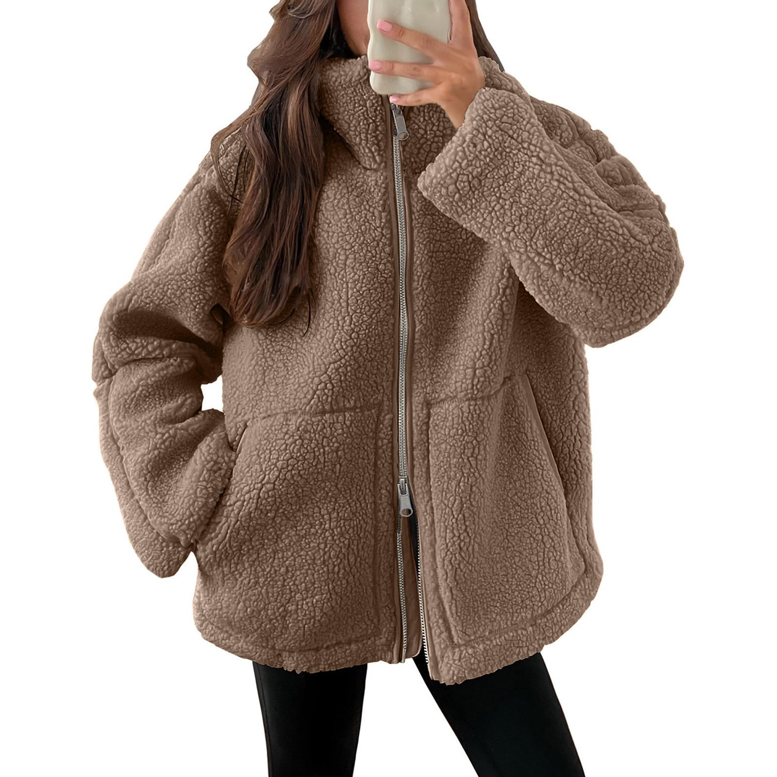 Krohn-e | Gemütliche Teddyjacke aus Wolle für Frauen