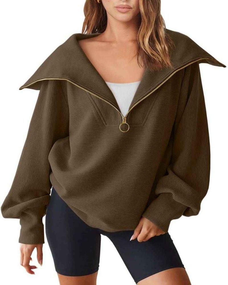 Krohn-e | Halbreißverschluss Vielseitiger Pullover