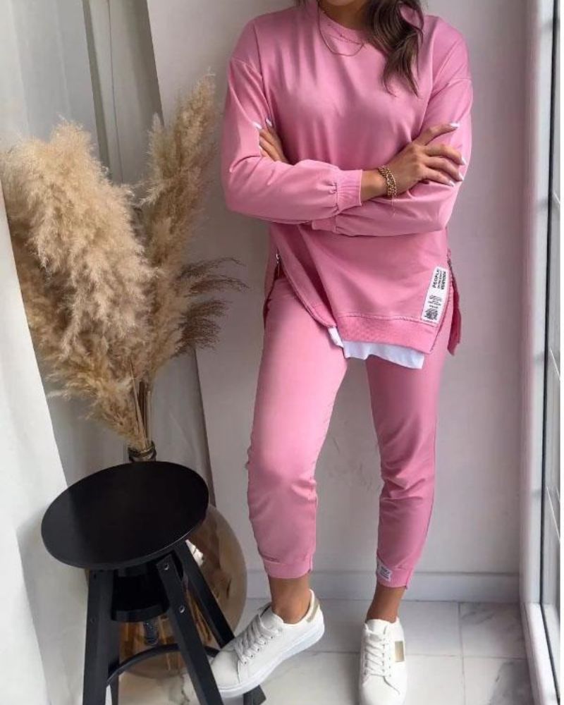 Krohn-e | Sweater und Hose Zweiteiler Set