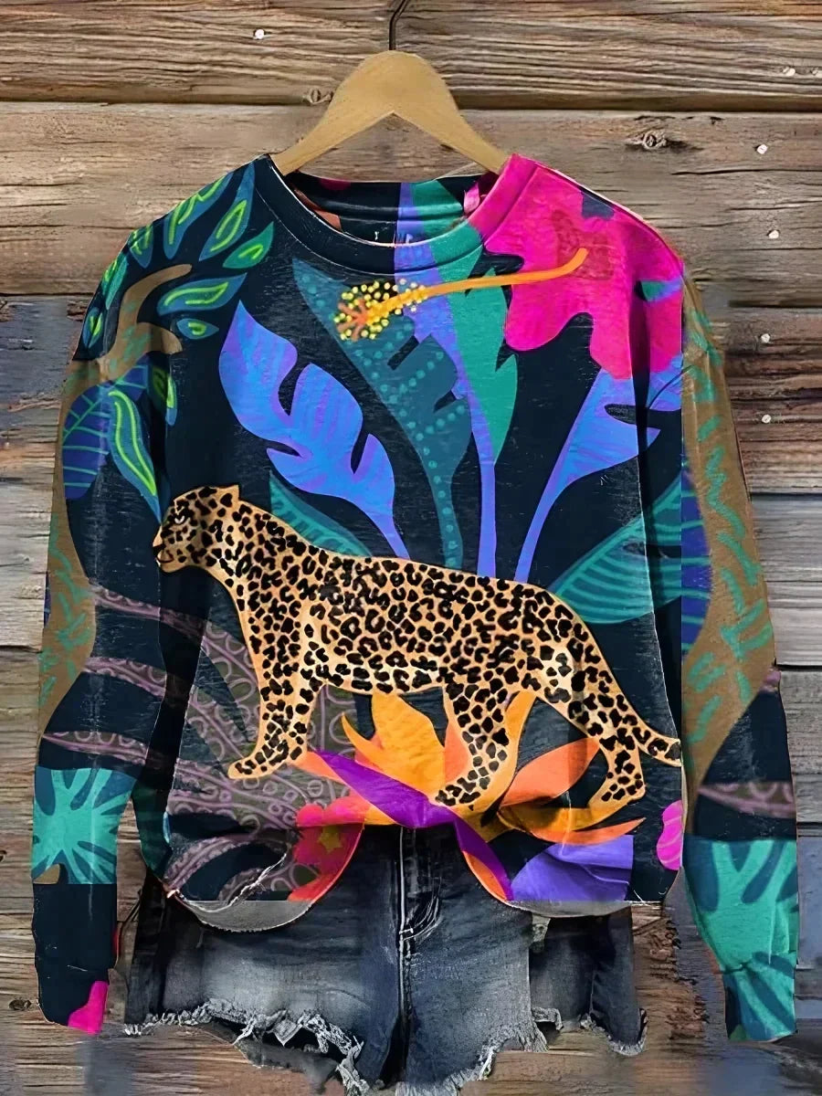 Krohn-e | Pullover mit Tiermotiv