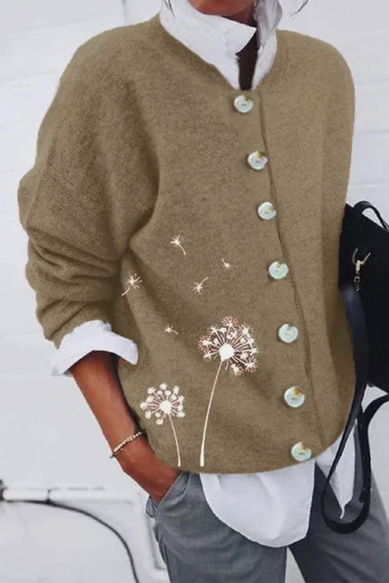 Krohn-e | Schicke und Lässige Winter Strickjacke