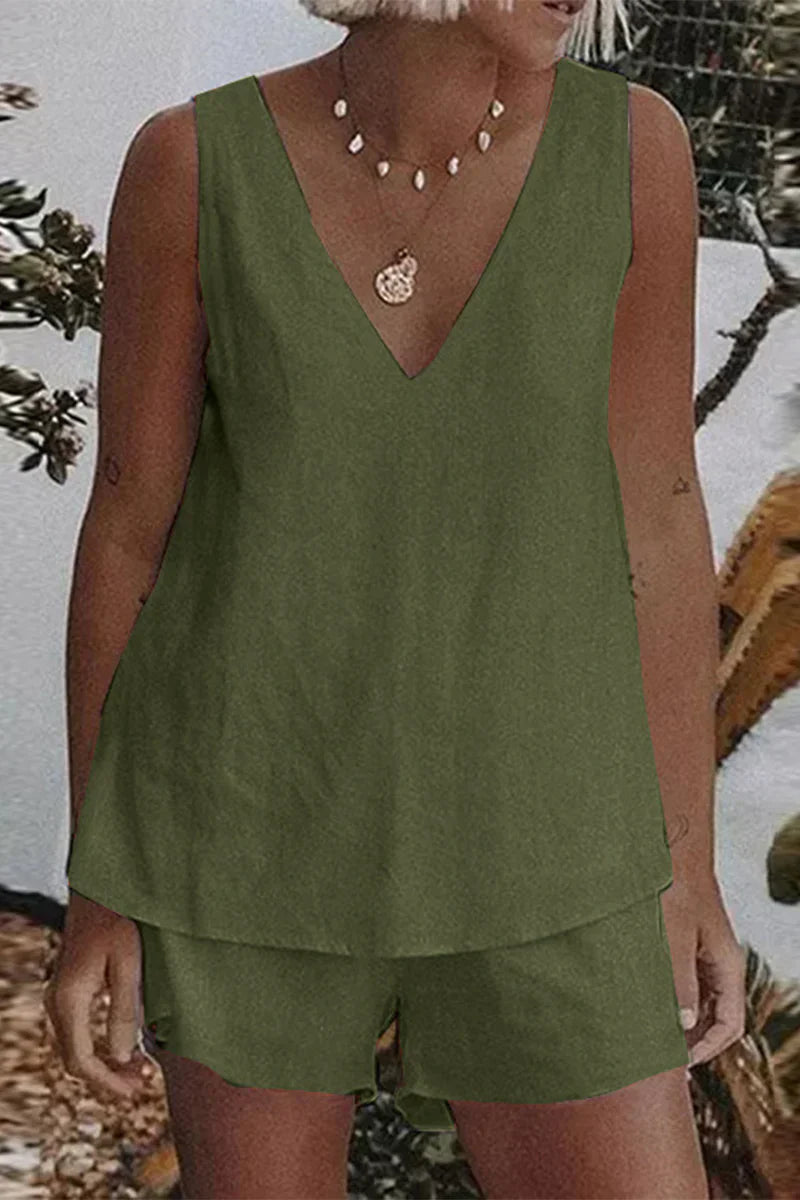 JADE Zweiteiliges Set ohne Ärmel